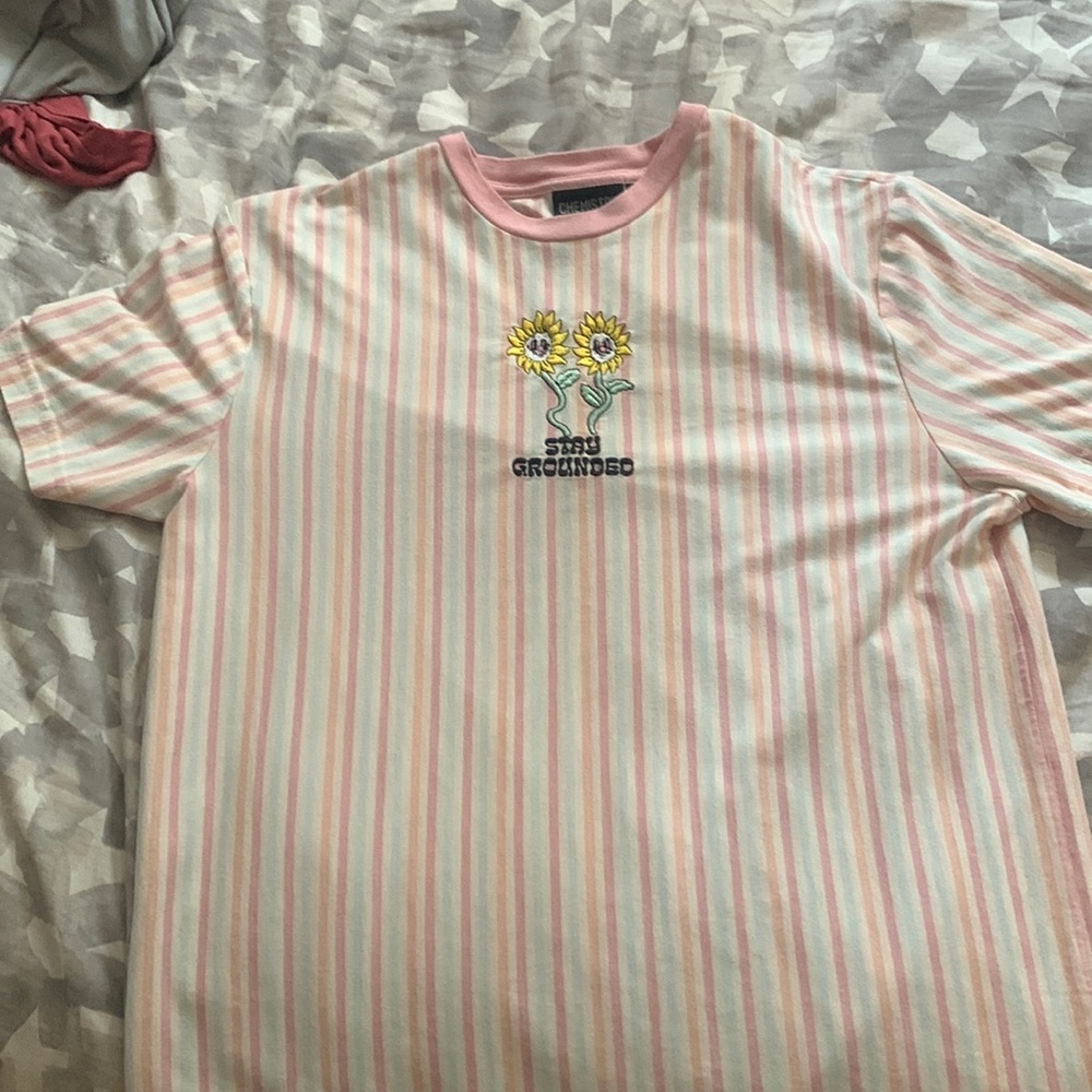 Striped pastel tee
